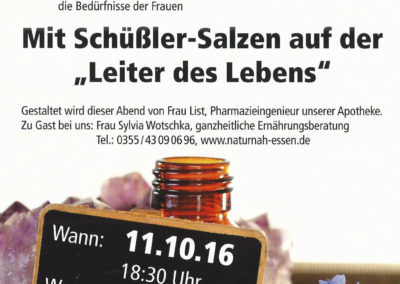 Mit Schüßler-Salzen auf der „Leiter des Lebens“