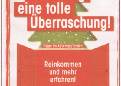 Unser Adventskalender für Sie