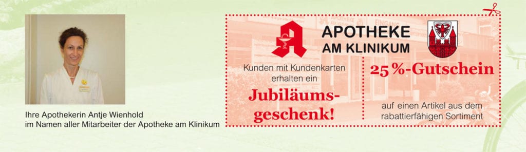 25 Jahre Apotheke am Klinikum | Apotheke am Klinikum Cottbus